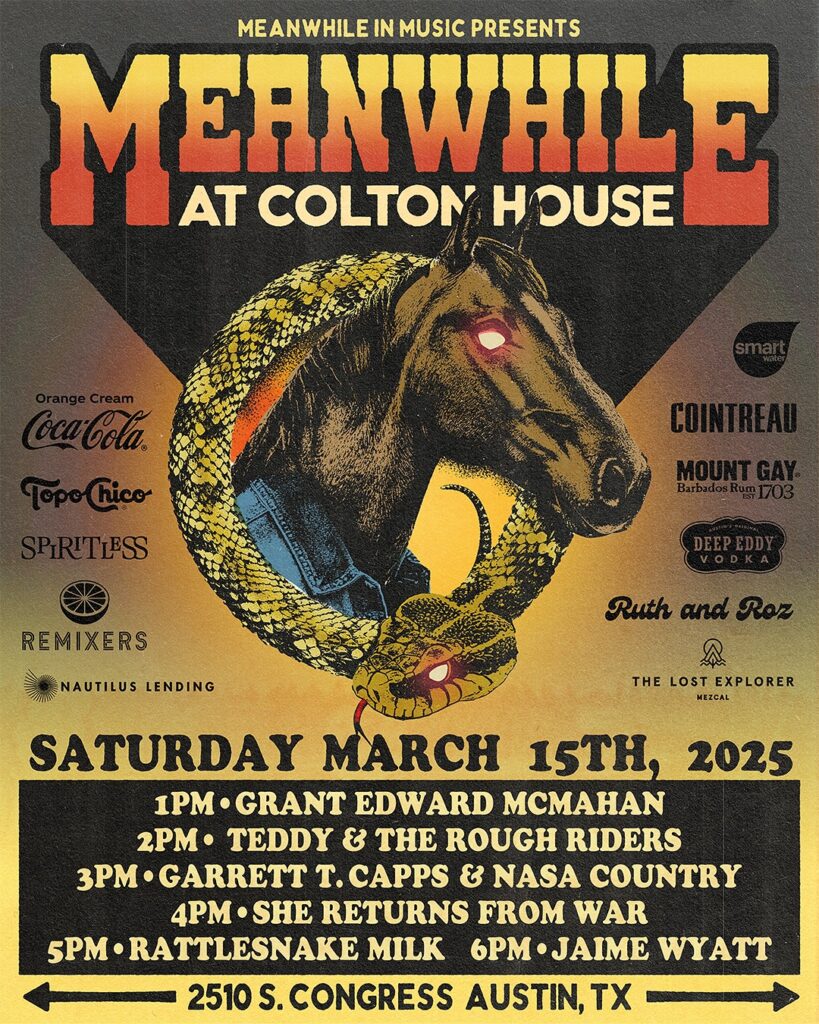 Meanwhile at Colton House — SXSW 2025: Saturday — show poster