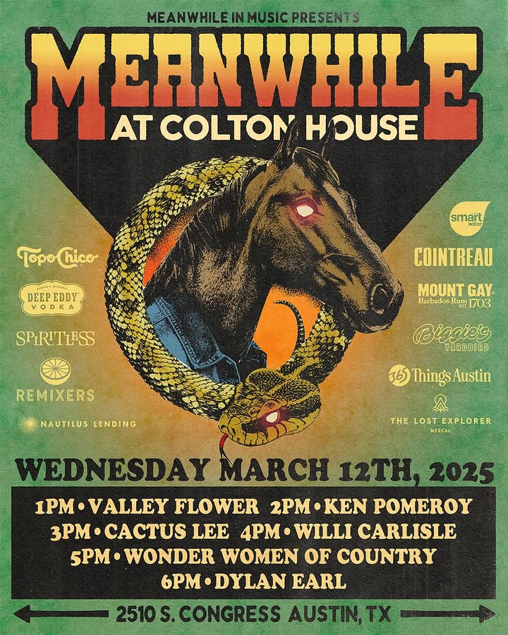 Meanwhile at Colton House — SXSW 2025: Wednesday — show poster