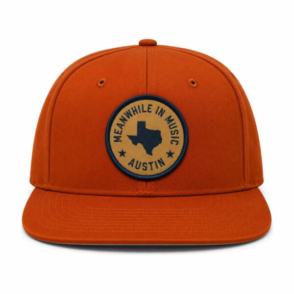 Austin Circle Patch Hat — Burnt Orange — front
